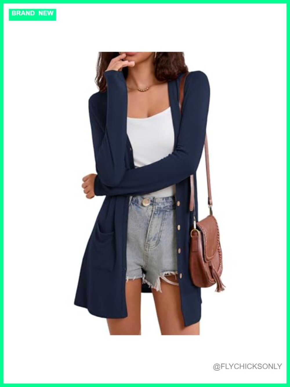 Lightweight Knit Long Sleeve Open Front Cardigan